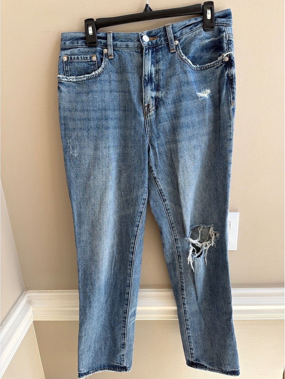 Pistola Presley High Rise Relaxed Roller Blue Jeans Size 29